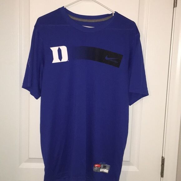 Nike Duke Blue Devils Lacrosse Team Shirt M - Picture 1 of 3